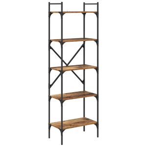 vidaXL Bibliotecă 5 niveluri 56 x 32 x 174 cm Lemn prelucrat