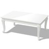vidaXL Măsuță de cafea din fibră de sticlă lucioasă 100x60x42 cm albă
