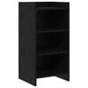 vidaXL Bufet Stejar Negru 40 x 36 x 80 cm Lemn prelucrat
