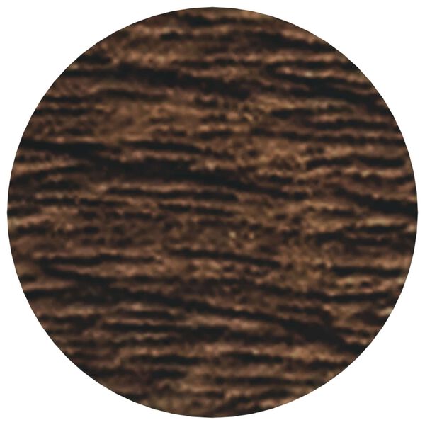 vidaXL Copertă autocolantă pentru șuruburi 12 pcs Stejar &icirc;nchis