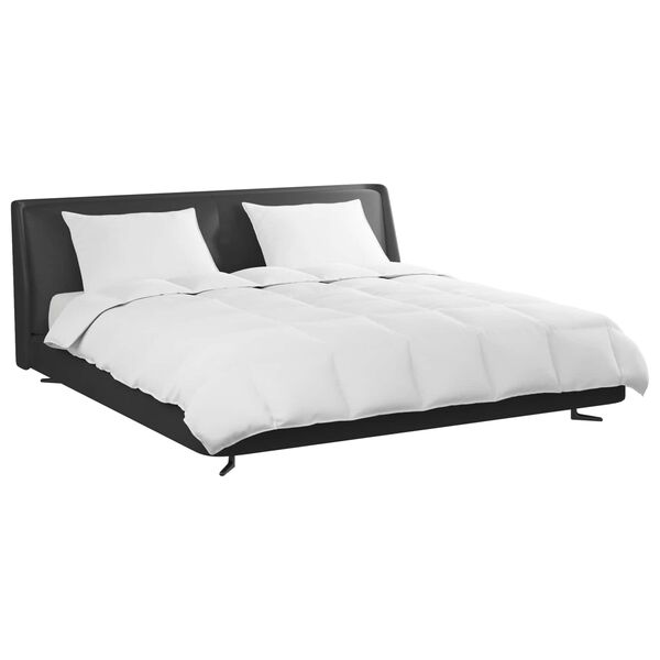 vidaXL Set de Pături cu pernă 3 pcs Alb Pene de rață