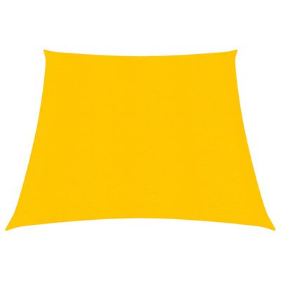 vidaXL Pânză parasolar, galben, 3/4x2 m, HDPE, 160 g/m²