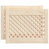 vidaXL Uși de dulap cu zăbrele 2 buc. 49,5x39,5 cm, lemn masiv de pin