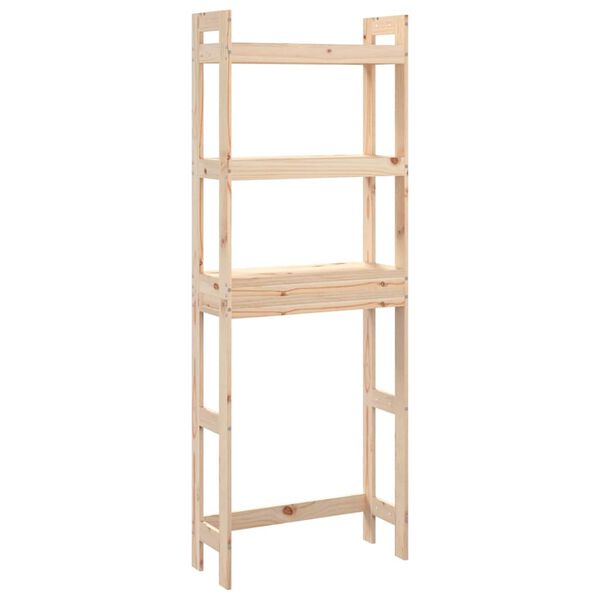 vidaXL Raft de toaletă, 63x26x171 cm, lemn masiv de pin