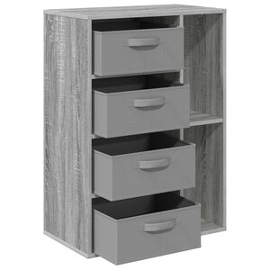 vidaXL Bufet Sonoma gri 60 x 33,5 x 84 cm