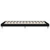 vidaXL Cadru de pat, negru, 75x190 cm, lemn prelucrat