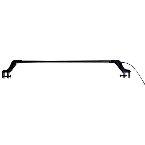 vidaXL Lampă LED pentru acvariu, cu clemă, albastru/alb, 55-70 cm