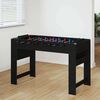 vidaXL Masă de Foosball Stejar Negru 125 x 60,5 x 80 cm Lemn compozit