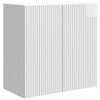 vidaXL Dulap montat pe perete Alb foarte lucios 59 x 31 x 60 cm