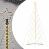 vidaXL Pom de Crăciun LED 789 LED-uri Alb Cald 476 cm