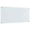 vidaXL Spate de bucătărie Alb 110 x 50 x 0,6 cm sticlă securizată