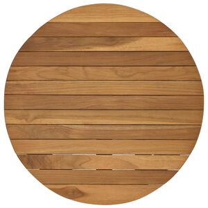 vidaXL Placă de masă &Oslash; 50 x 3,5 Rotund Lemn solid de tec natural