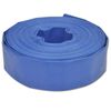 vidaXL Furtun plat, 100 m 3" PVC