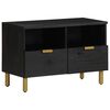 vidaXL Dulap TV, negru, 70x33x46 cm, lemn prelucrat