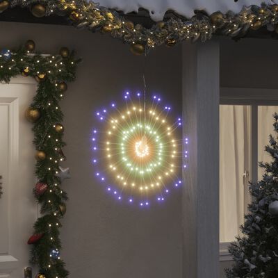 vidaXL Lumină stelară de Crăciun 140 LED-uri 4 buc., multicolor, 17 cm