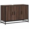 vidaXL Dulap pentru chiuvetă de baie stejar maro 90x33x60 cm lemn