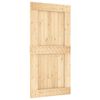 vidaXL Ușă glisantă cu set feronerie, 100x210 cm, lemn masiv de pin