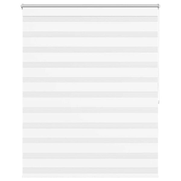 vidaXL Jaluzea Zebră 120,9x175 cm Lățime material 116,7 cm alb