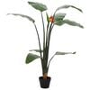 vidaXL Plantă Artificială Strelitzia Verde 70 x 18 x 155 cm
