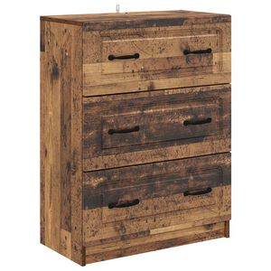 vidaXL Dulap cu sertare Lemn vechi 66 x 34,5 x 87 cm Lemn prelucrat