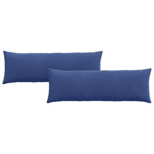 vidaXL Perne pentru canapea 2 pcs Albastru Poliție 120 x 40 cm