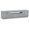 vidaXL Cabinet TV cu LED Sonoma gri Lemn prelucrat