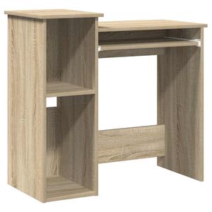 vidaXL Birou cu rafturi, stejar sonoma, 84x40x78 cm, PAL