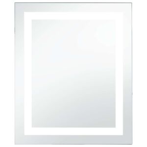 vidaXL Oglindă cu LED de baie, cu senzor tactil, 60 x 80 cm