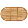 vidaXL Set de masă pentru grădină 7 pcs Maro lemn masiv de acacia