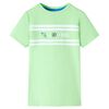 Tricou pentru copii, verde neon, 140