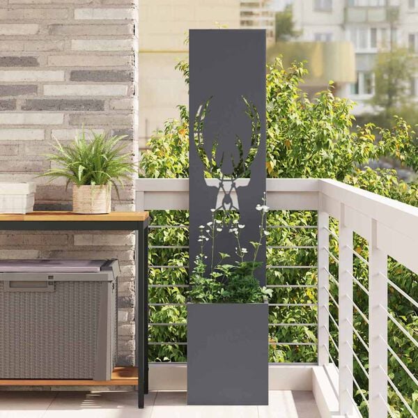 vidaXL Ecran de intimitate pentru grădină Antracit 32 x 140 cm