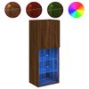 vidaXL Set comodă TV 16.0 x 11.8 x 40.2 in Brown Oak