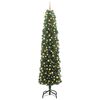 vidaXL Brad de Crăciun artificial Verde 240 cm PVC și oțel și plastic