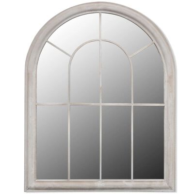 vidaXL Oglindă de grădină arcadă rustică 69x89 cm interior & exterior