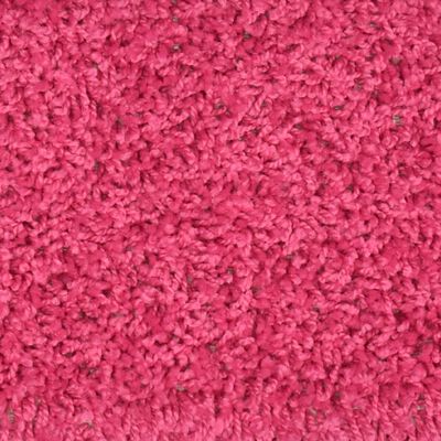 vidaXL Covorașe pentru trepte scară, 15 buc., roz, 56x17x3 cm