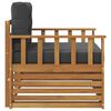 vidaXL Set de canapele de exterior Lemn de acacia solid și poliester