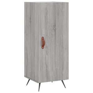 vidaXL Servantă, gri sonoma, 34,5x34x90 cm, lemn compozit