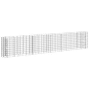 vidaXL Strat &icirc;nălțat gabion, 540x50x100 cm, fier galvanizat