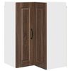 vidaXL Dulap de colț pentru perete PORTO Stejar &icirc;nchis 57 x 57 x 80 cm