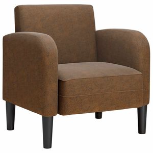 vidaXL Canapea scaun cu cotiere maro 54 cm piele artificială