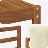 vidaXL Set de canapele de exterior cu pernă 7 pcs Natural și Crem