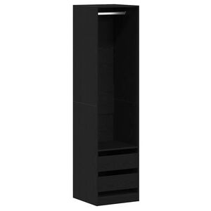 vidaXL Dulap Stejar Negru 50 x 50 x 200 cm Lemn prelucrat