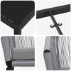 vidaXL Set de masă pentru grădină 5 pcs Antracit