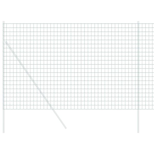 vidaXL Gard Euro Verde 1.6 x 10 m Fier acoperit cu PVC