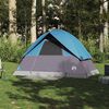 vidaXL Cort de camping cupolă pentru 2 persoane, albastru, impermeabil
