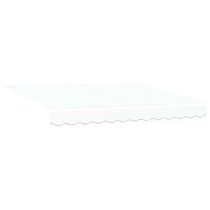vidaXL Material de &icirc;nlocuire pentru copertină Alb 330 x 245 cm