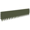 vidaXL Margine pentru gazon 10 pcs 103 x 25 cm Oțel Verde măsliniu