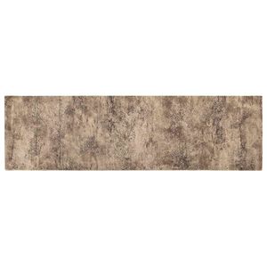 vidaXL Covor de bucătărie Beton maro 150 x 45 cm 100% Poliamidă