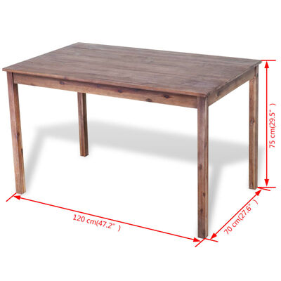 vidaXL Set mobilier de bucătărie 5 piese, lemn masiv de acacia