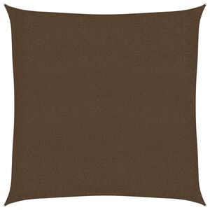 vidaXL P&acirc;nză parasolar, maro, 2,5 x 2,5 m, HDPE, 160 g/m&sup2;